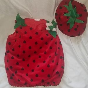 Koala Kids Strawberry costume 6-9 months